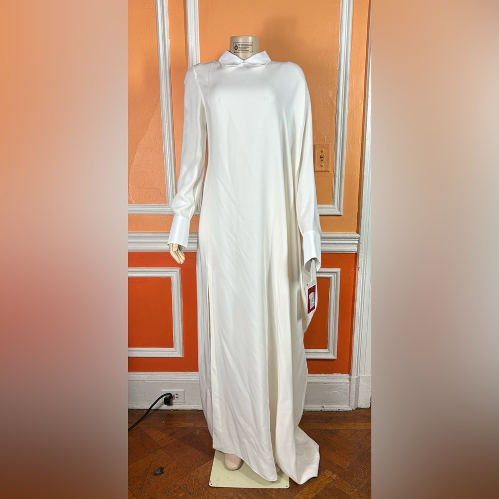 VALENTINO
Silk Shirt Maxi Dress In White